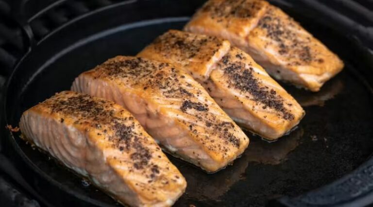 סלמון בסיסי בגריל