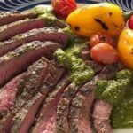 סטייק סקירט ארגנטינאי עם צ'ימיצ'ורי